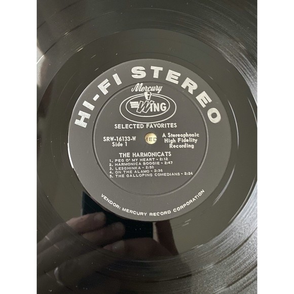 Harmonicats Selected Favorites LP SRW 16133 Mercury Wing Shrink Wrap - Picture 6 of 6